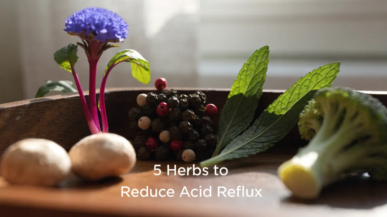 5 Herbs to Reduce Acid Reflux